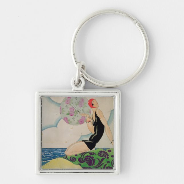 Bather, c.1925 keychain (Front)