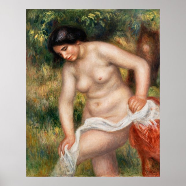 Bather Drying Herself (Baigneuse sessuyant) (1901- Poster (Front)