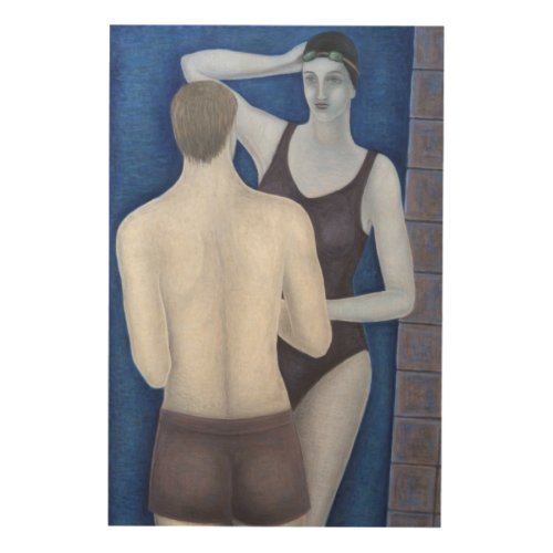 Bathers 2003 wood wall decor