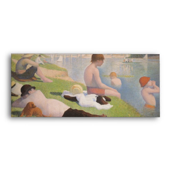 Bathers at Asnieres by Georges Seurat Envelopes