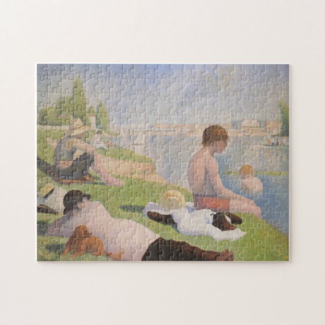 Bathers at Asnieres by Georges Seurat Jigsaw Puzzle (Horizontal)