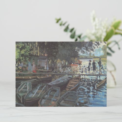 Bathers at La Grenouillre by Claude Monet