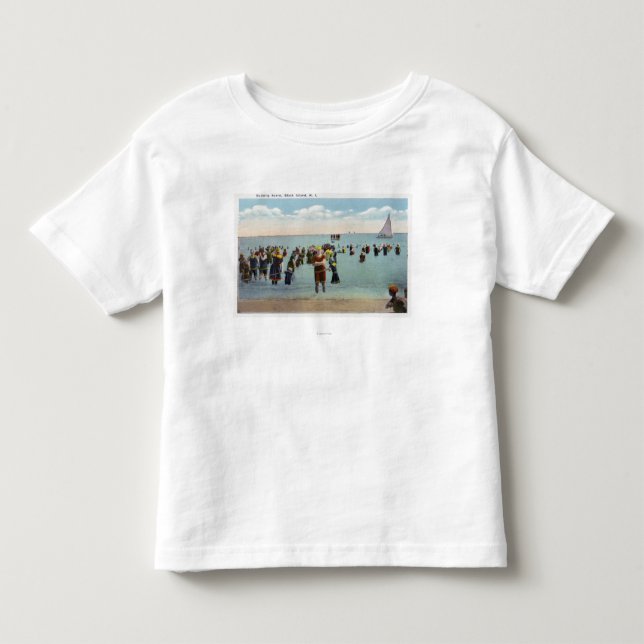 Bathers at the Beach Toddler T-shirt (Front)