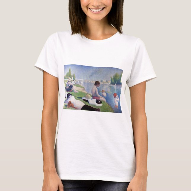 Bathers in Asnieres, Seurat T-Shirt (Front)