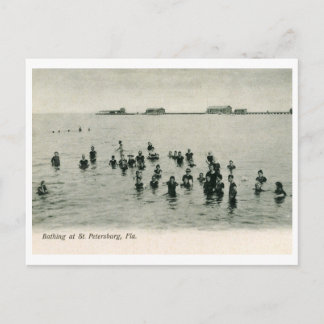 Bathing at St. Petersburg, FL 1906 Vintage Postcard