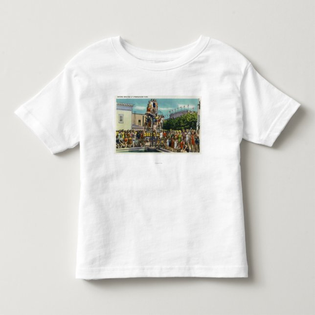 Bathing Beauties at Steeplechase Park Toddler T-shirt (Front)