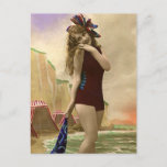 Bathing Beauties of the Past Postcard