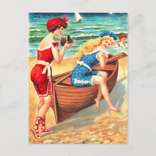 Bathing beauties postcard