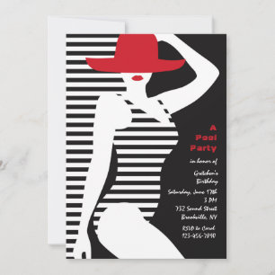 Bathing Beauty Invitation