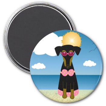 Bathing Beauty Magnet by totallypainted at Zazzle