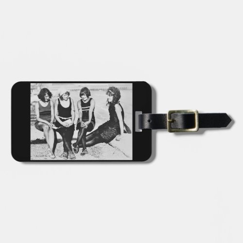 Bathing Beauty Pals on a Pier Luggage Tag