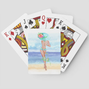 Bathing Beauty Playing Cards