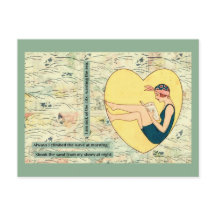 Bathing Beauty Reading At Beach