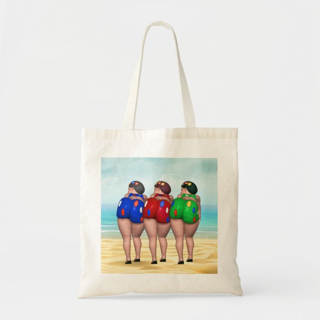 Bathing Beauty Tote Bags (Front)