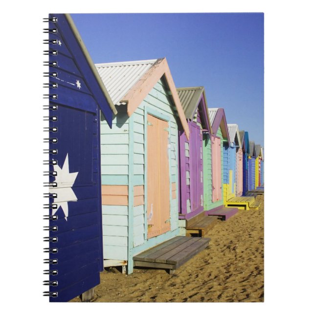 Bathing Boxes, Middle Brighton Beach, Port Notebook (Front)