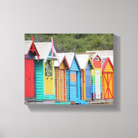 Bathing Boxes On Wrapped Canvas