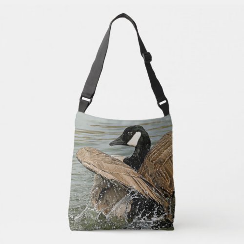 Bathing Canada Goose Crossbody Bag