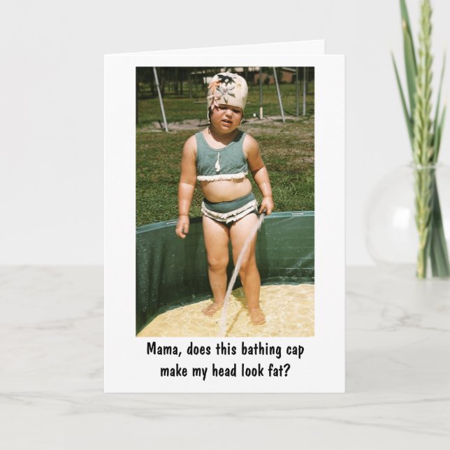 Bathing Cap Card (Front)
