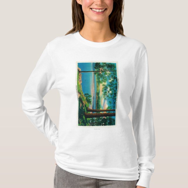 Bathing Cove Point at Lake Arrowhead T-Shirt (Front)