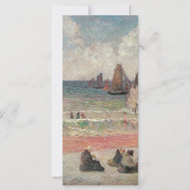 Bathing Dieppe by Paul Gauguin, Vintage Fine Art (Front)