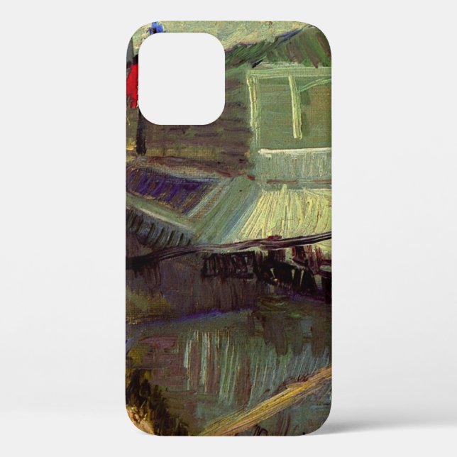 Bathing Float on Seine Asniere by Vincent van Gogh Case-Mate iPhone Case (Back)