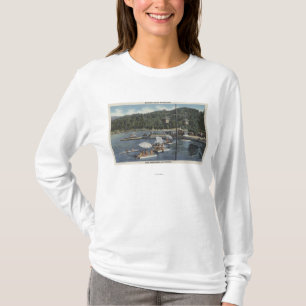 Bathing Floats, Swimmers in Cove T-Shirt