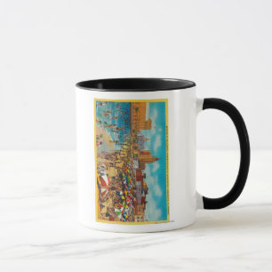 Bathing in the Lagoon, Long Beach Mug