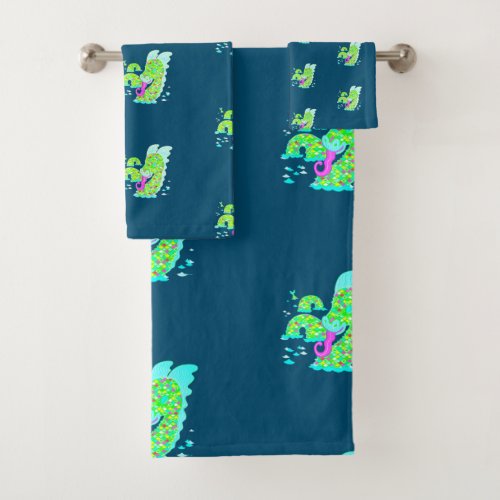 Bathing Nessie Bath Towel Set