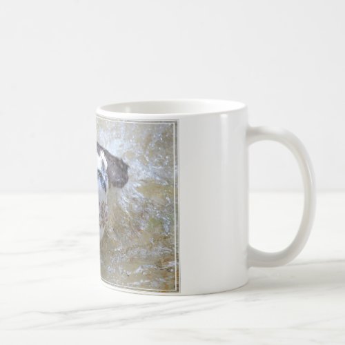 Bathing Osprey Coffee Mug