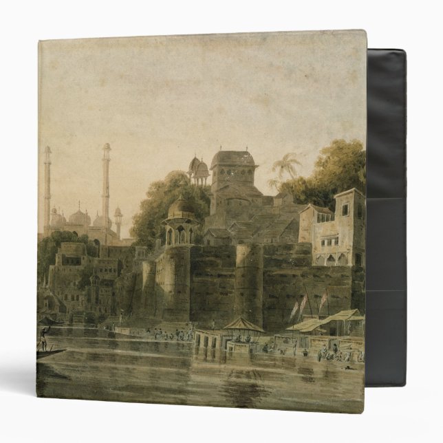 Bathing Scene at the Ghat on the Ganges Binder (Front/Inside)