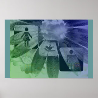 Bathroom Art Poster