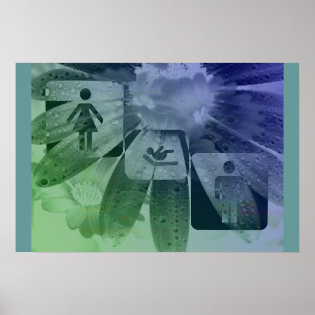 Bathroom Art Poster (Front)