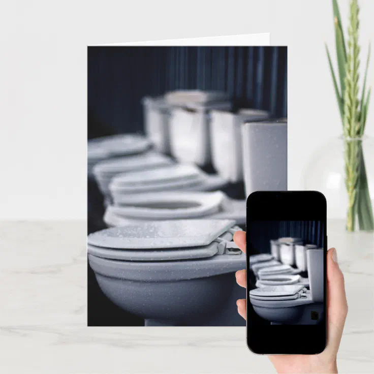 Bathroom Break! Card | Zazzle