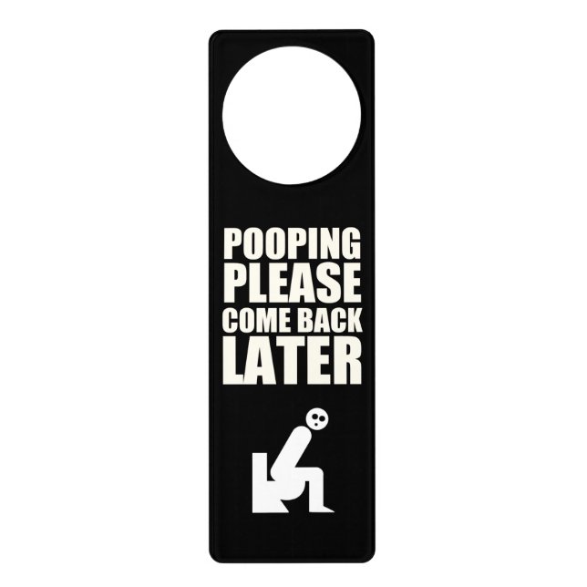 Bathroom Door Hanger Modern (Front)