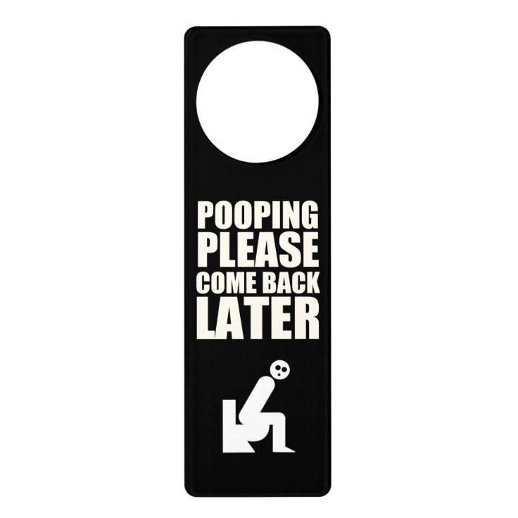 Bathroom Door Hanger Modern Zazzle