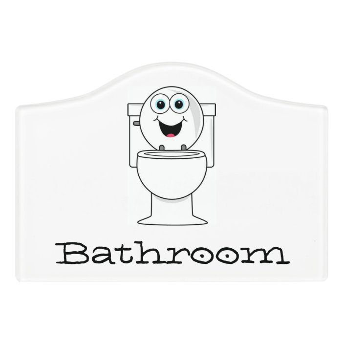 Bathroom Door Sign