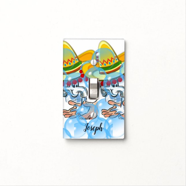 Bathroom Light Switch Cover (In Situ)