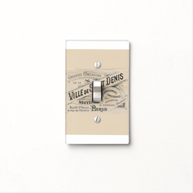 Bathroom Light Switch Cover Paris, France (In Situ)