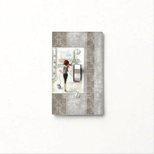 Bathroom Light Switch Cover Paris, France Woman