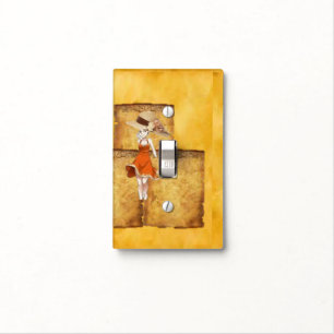 Bathroom Light Switch Cover Victorian Woman