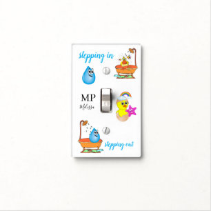 Bathroom Light Switch Cover Yellow Chick Bathtub 
