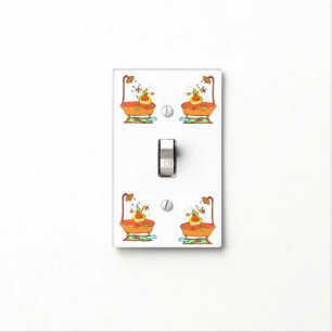 Bathroom Light Switch Cover Yellow Chick Bathtub 