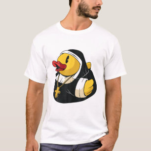 Bathroom, Nun Monastery Humor Christian Rubber, Du T-Shirt