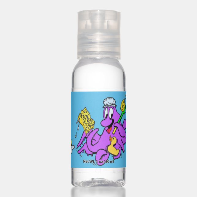 Bathroom Octopus Cartoon Travel Bottle Set Hand Sanitizer (Front)