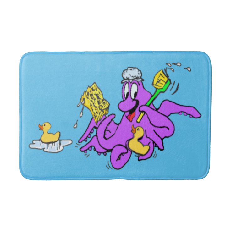 Bathroom Octopus Customizable Bath Mat