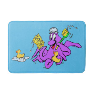Bathroom Octopus Customizable Bath Mat