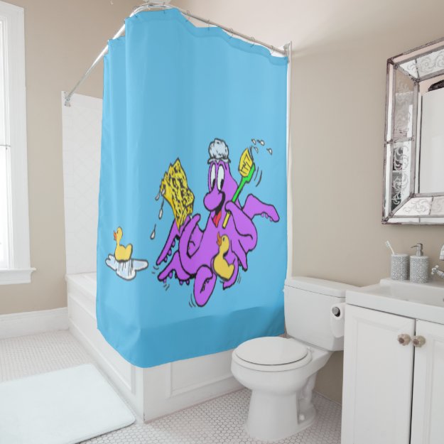 Bathroom Octopus Customizable Shower Curtain