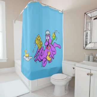 Bathroom Octopus Customizable Shower Curtain