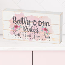 Bathroom Rules
