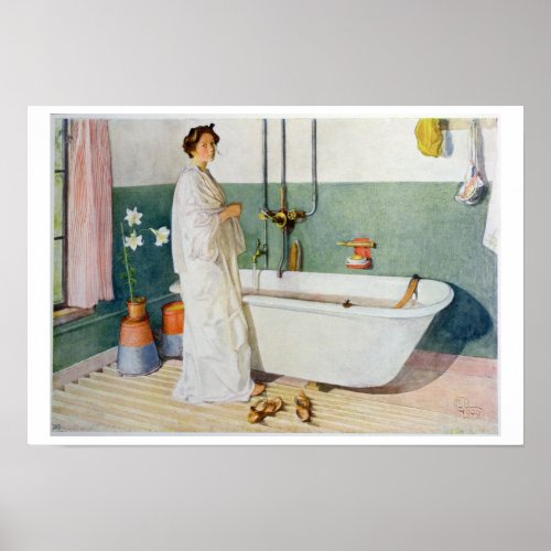 Bathroom Scene _ Lisbeth pub in Lasst Licht Hin Poster